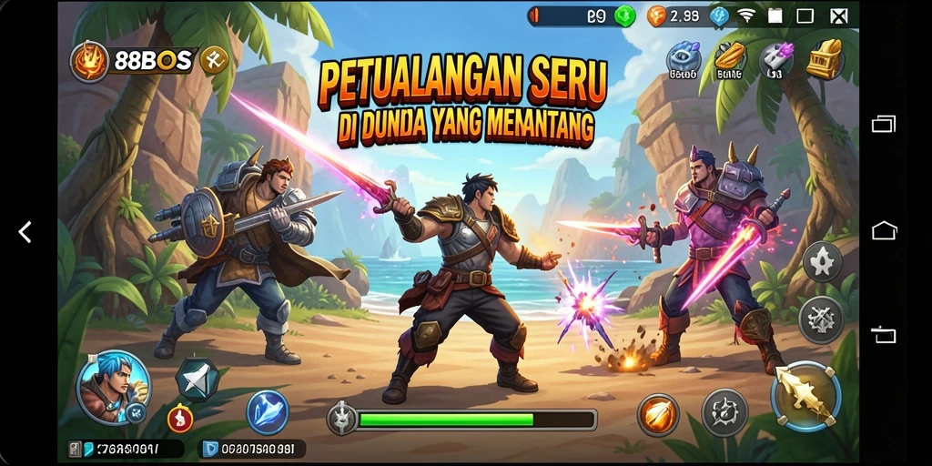 Gameplay seru dari 88BOS yang menantang dan menyenangkan.