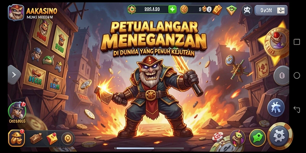 Gameplay seru AAKASINO yang penuh tantangan petualangan.
