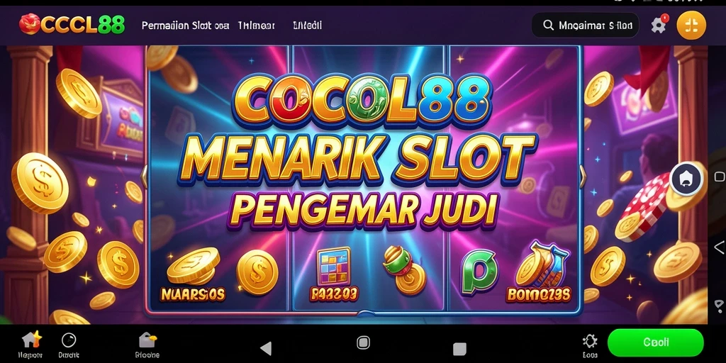 Tampilan gameplay Slot di COCOL88 yang menawan dan mendebarkan.