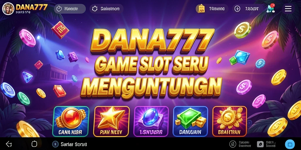 Screenshot DANA777 menampilkan gameplay Slot yang mengasyikkan dan penuh warna.