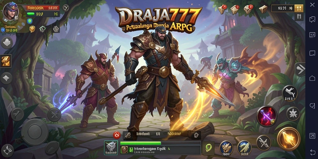 Tampilan menarik dari gameplay DRAJA777 yang menggugah semangat.
