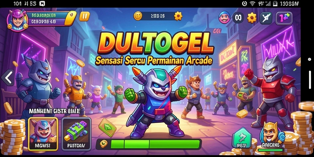 Gameplay seru DULTOGEL dengan tantangan menarik di setiap level.