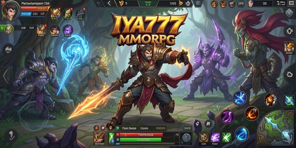Tampilan gameplay IYA777 yang memukau dalam dunia MMORPG.