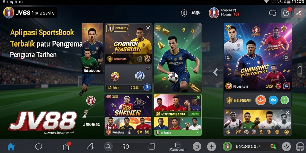Screenshot gameplay JV88 menampilkan pengalaman taruhan yang menarik dan interaktif.
