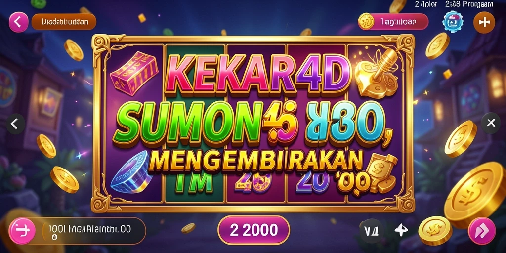 Screenshot gameplay KEKAR4D yang penuh warna dan seru.