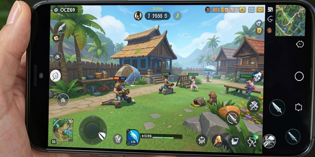 Tampilan gameplay OCE69 yang seru dan penuh warna.