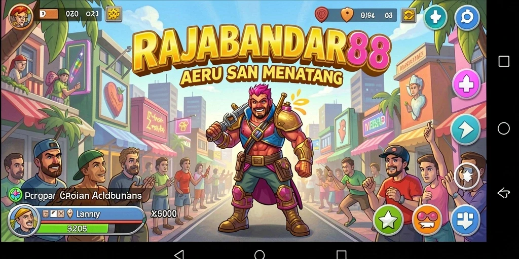 Tampilan gameplay seru dalam RAJABANDAR88 yang penuh tantangan.
