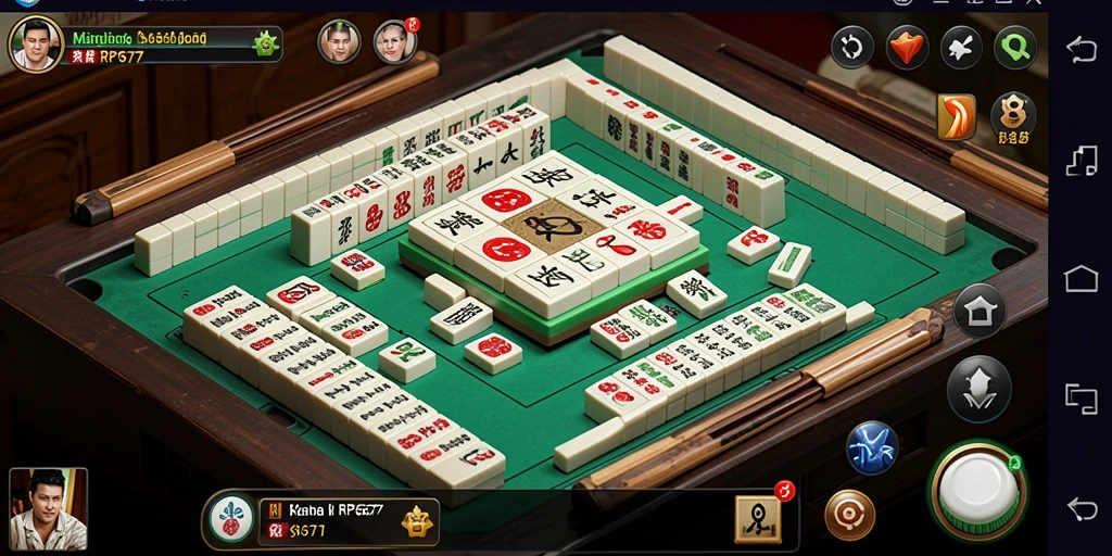 Gameplay menarik Mahjong di RP6677 dengan grafis menawan.
