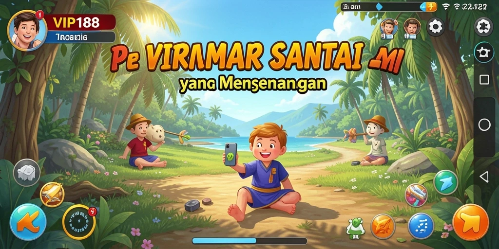 Tampilan gameplay menyenangkan dari VIP188 dengan interaksi sosial.