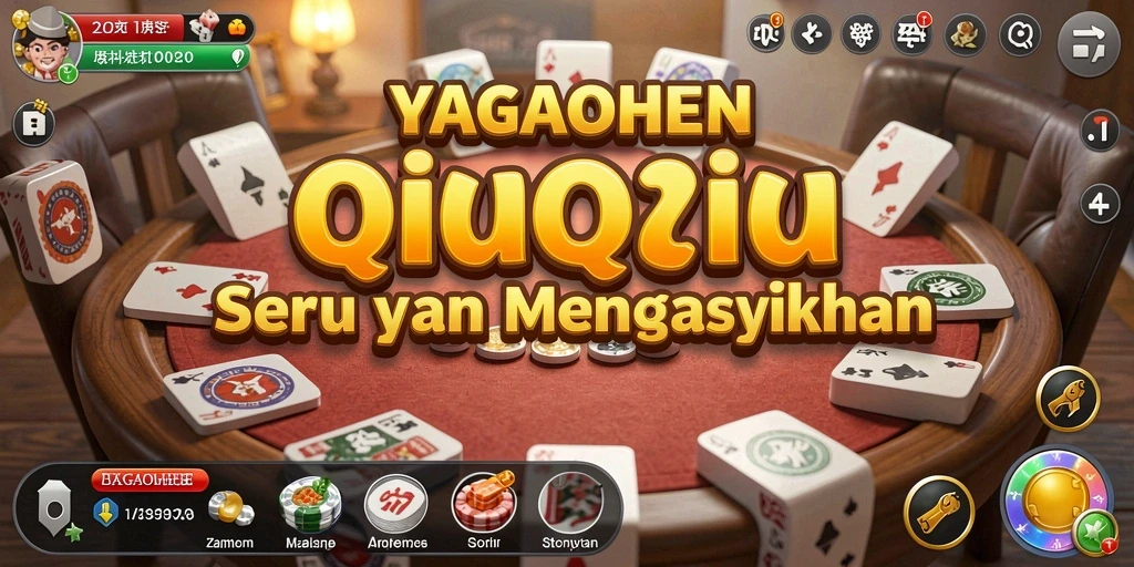 Screenshot utama YAGAOHEN menampilkan gameplay seru QiuQiu.